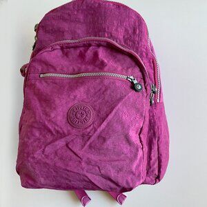 Kipling Seoul Large Backpack With Laptop Protection Very Berry Pink